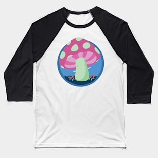 Poly Pride Mushroom Baseball T-Shirt